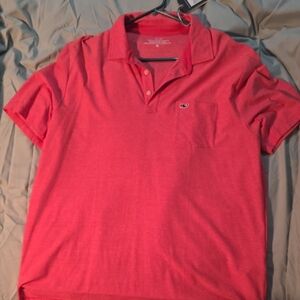 Vineyard Vines Coral Polo Shirt